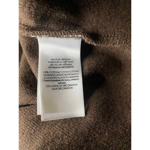 Polo Ralph Lauren Sweater Mens 2XL Brown 1/4 Zip Pullover Pony Logo Casual Golf - Picture 5 of 7